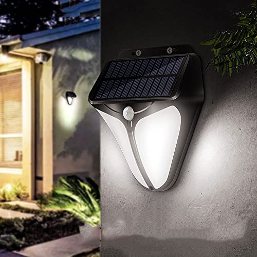 Aplique de pared solar exterior de ABS con sensor de movimiento para iluminación de jardín 3