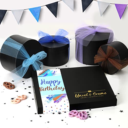 Happy Birthday Food Gifts - Yogurt Pretzels Gift - Birthday Gift Baskets - Gourmet Pretzel Gift Box - 6 Flavors (Extra Large Gift Box) #TOP3