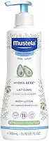 Mustela Hydra Bebê 500ml - Hidratante Infantil Corpo e Rosto - Feito com 97% de Ingredientes de Origem Natural e Hipoalergênico - Seguro Desde o Nascimento