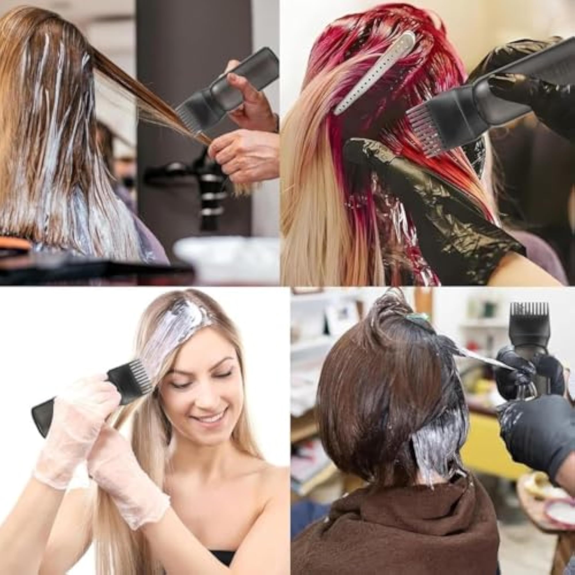 Root Comb Applicator Bottle for Hair Dye, Multi-Color