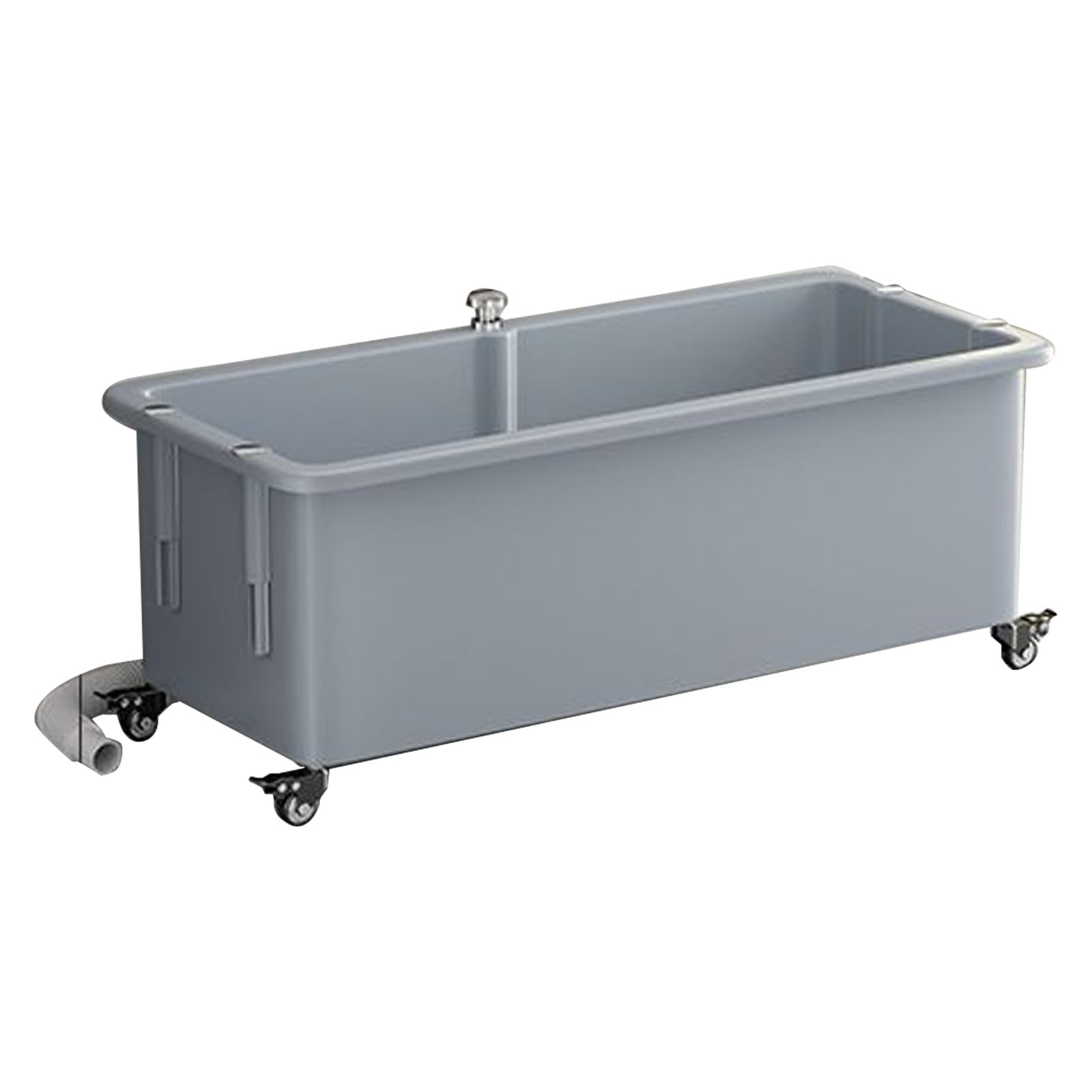 AYCDL Commercial Wheeled Mop SinkFreestanding MultiPurpose Basin for Laundry Garage Backyard Home UseDeepTrough Design 90cm/35.4in Ideal for Wash Stations,Mobile-120cm/47.2in