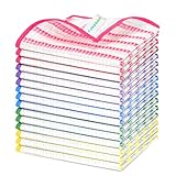 Forggon Wood Fiber Cleaning Cloth-15pcs, Super Absorbent Cleaning Cloth, No Oil Stains, Household No Stripe Cleaning Cloth for Car Kitchen Household, Multifunctional Cleaning Towel, Size:11.5x11.5in