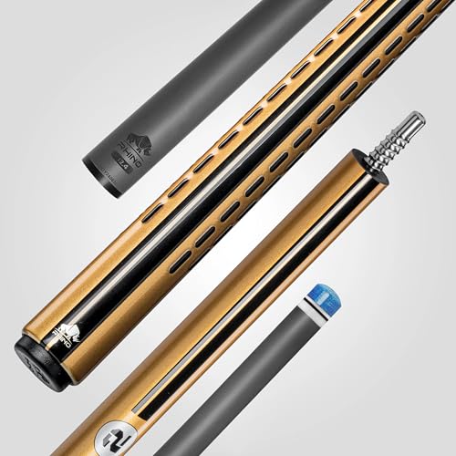 RHINO Nebula 2 Pool Cue - Golden Yellow - 100% Carbon Fiber Shaft & Composite Butt. Time Crystal...