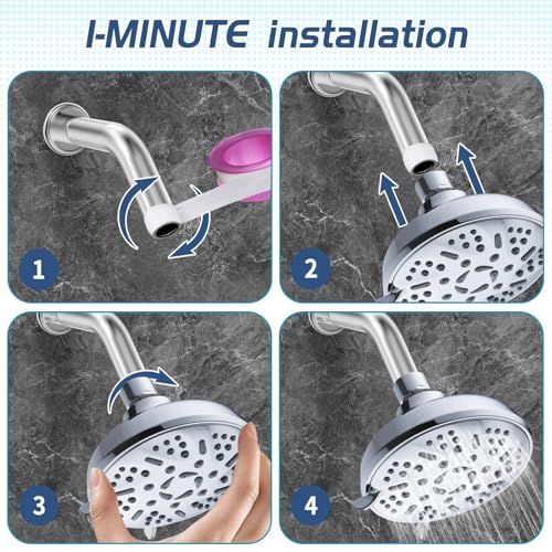 Douche à haute pression facile à installer pour douche pluviale - 8