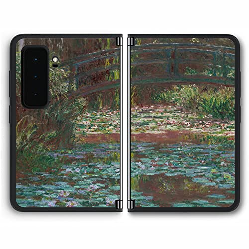 �y�w�ʍ��E2�����zClearView(�N���A�r���[) Surface Duo 2�p �w�� �ی� �t�B���� ����v�����g �N���[�h�E���l �i Claude Monet) ���@�̒r