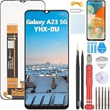 YHX-OU 6.6'' Nero LCD Display per Samsung Galaxy A23 5G SM-A236B SM-A236B/DS SM-A236B/DSN SM-A236E SM-A236U Schermo Touch Screen Digitizer Assemblea E Strumenti di Installazione+ Vetro Temperato