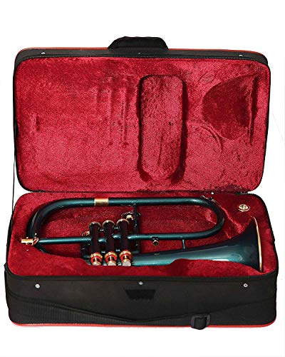 Sale 66 Flugelhorn Bb Pitch With Free Hard Case Mouthpiece Green Lacquered #TOP4