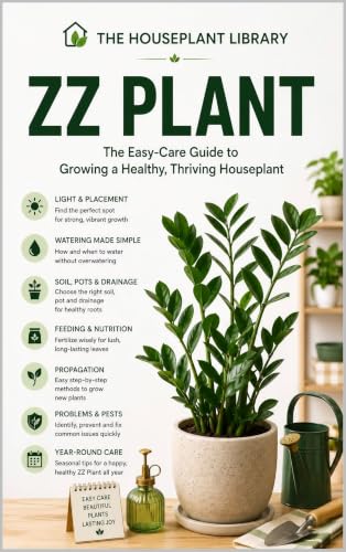 ZZ Plant: The Easy-Care Guide to Growing, Watering, Propagating, and Keeping a Healthy, Thriving Houseplant (The Houseplant Library Book 6)