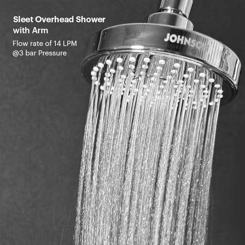 Johnson Bathrooms Johnson Frost Overhead Shower with Stainless Steel - Image 3