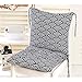 Coussin Chaise Longue Chaise Coussins, 100% Lin d'une Seule pièce avec Bretelles Thicken Coussin détachable Backoffice Ceinture Pads sécurité Dorm Room Tabouret Chaise Bout à Bout Coussins siège