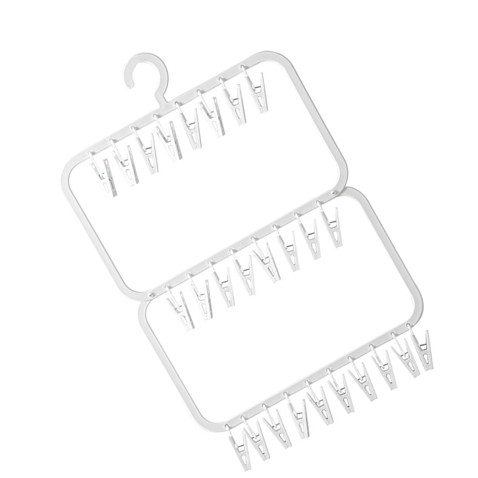 Msioytog Household Organizers Drying Rack Multi Layer Hanging Rack Clothes Hanger for Various Clothing and Household Items Small Items Dryer