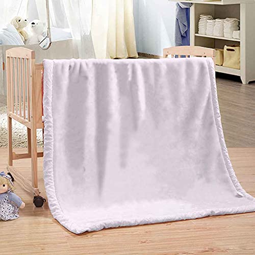 Couverture flanelle blanc pur 150x200 haut de gamme lit et sofa - 4