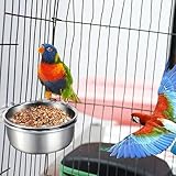 Wassernapf Für Hundehütten - Edelstahl Trinkschale, Robuster | Praktisches Design Für Hunde Im Freien, Wandmontage Für Kisten Und Zwinger, Komfortables Haustier Zubehör, Leicht Reinigung Gee