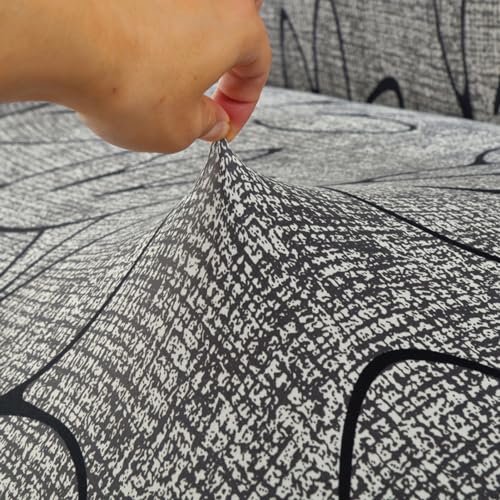 Housse canapé extensible gris foncé | Couverture universelle 2 places - 6