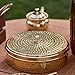 P-TAL Brass Masala box - Masala Dani - Spice Box Set for Kitchen - Spice Storage Organiser - Masala Dabba