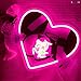 Artlast Anime Hentai Lady Back Eat Me Neon Sign Dimmable Butt Neon Signs for Bedroom with Sexy Girl Body Pattern Printing LED Neon Light Neon Signs for Night Club, Man Cave, Aesthetic Room Decor