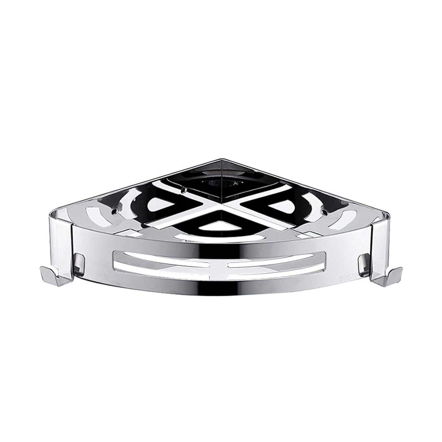 Corner Shower Caddy Bathroom Organiser No Drilling Adhesive Shower Organizer Storage Wall Mounted Bathroom Storage Rack for Lavatory