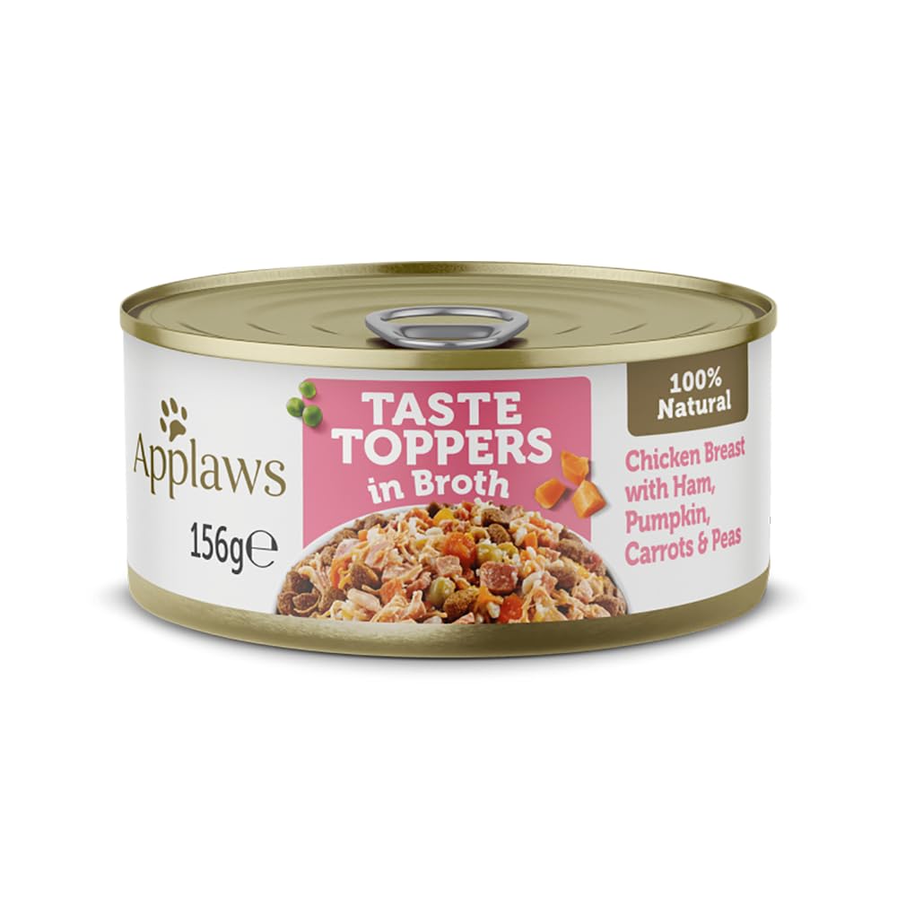 Taste Topper in Broth Chicken Ham Wet Dog Food 156G