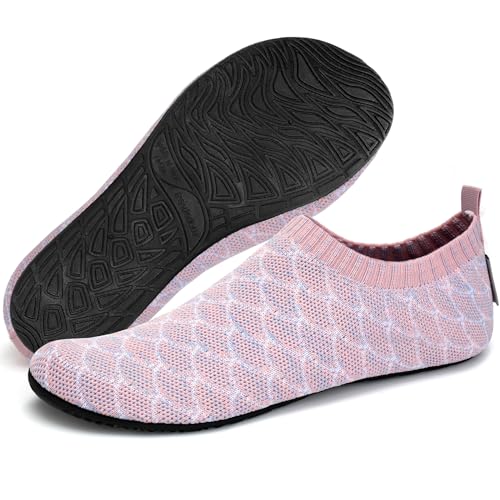 Image of WateLves Barefoot Water Shoes for Women Men Travel Slippers Socks House Shoes Quick-Dry Aqua Socks for Beach Swim Pilates Yoga Dancing Camping Must Haves