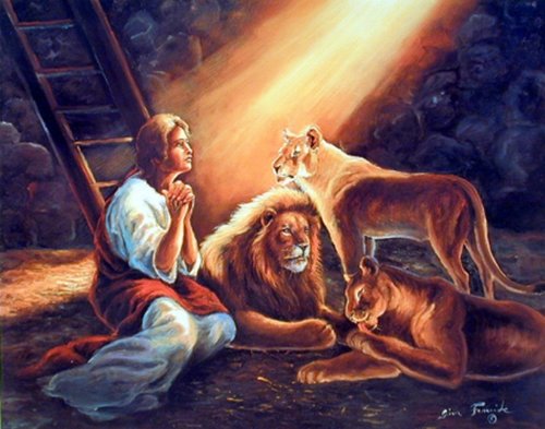 Lions Relgious & Spiritual Jesus Wall Decor Art Print Poster (16x20)