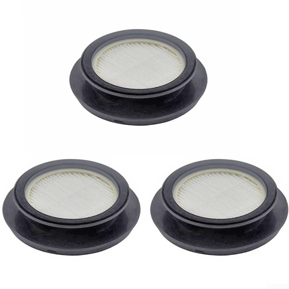 Kit de filtros de aspiradora de 3 piezas, filtros de repuesto para el hogar compatibles con SunSare para X7A para aspiradora inalámbrica Fieety para suelos más limpios, instalación rápida