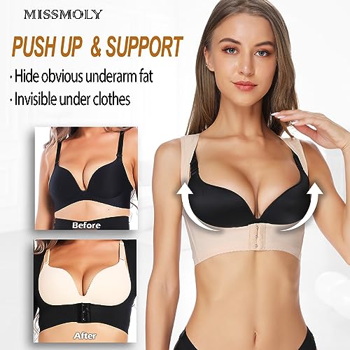 MISS MOLY Chest Brace Push up for Woemn Posture Corrector Shapewear Sleeveless Tops Back Shaper Vest2