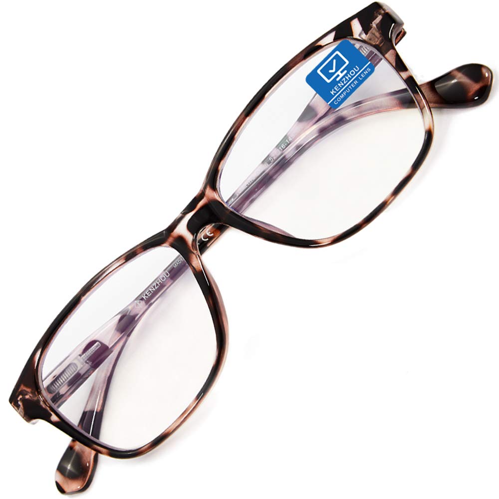 Blue Light Blocking Computer Glasses for Women 1 Pack Anti Eyestrain