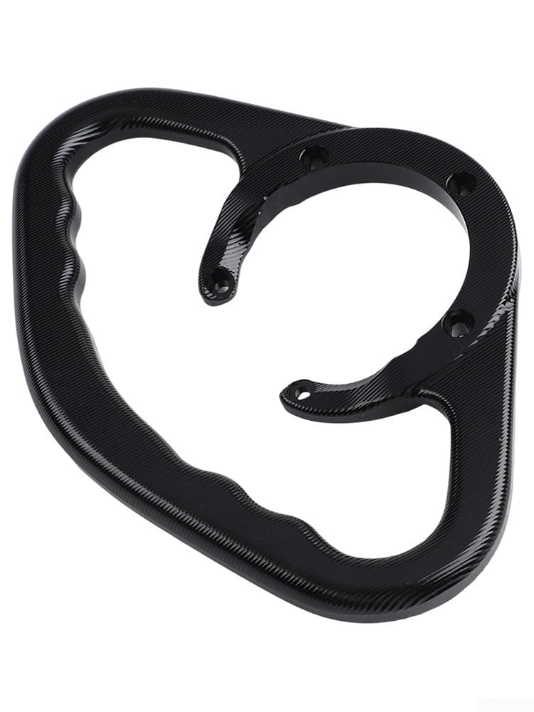 Maniglia per serbatoio del carburante per moto, barra di presa posteriore per passeggeri in alluminio di ricambio per Suzuki (nero)