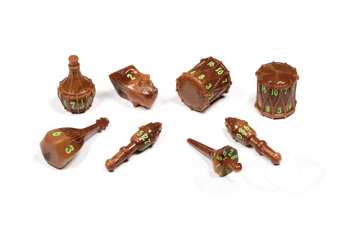 Bard 8 Dice Set (Woodland Verse)
