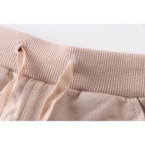 Image of Little Boys Jogger Pants Toddler Boys' Drawstring Elastic Waist Cotton Casual Sweatpants 1PC / 2 PCS Set