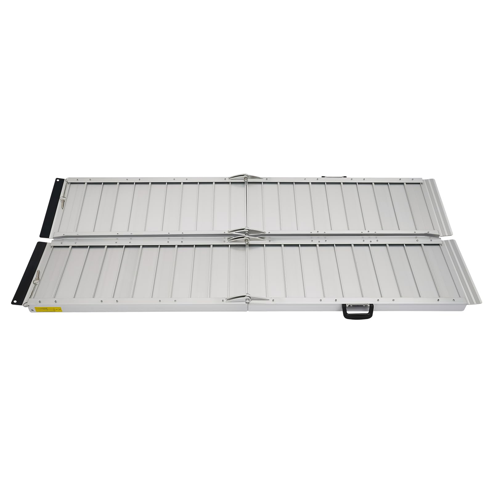 Rampa plegable para sillas de ruedas, aluminio, plegable para sillas de ruedas, antideslizante y portátil, capacidad de carga de 272 kg, mango ergonómico, para interior y exterior, mascotas mayores