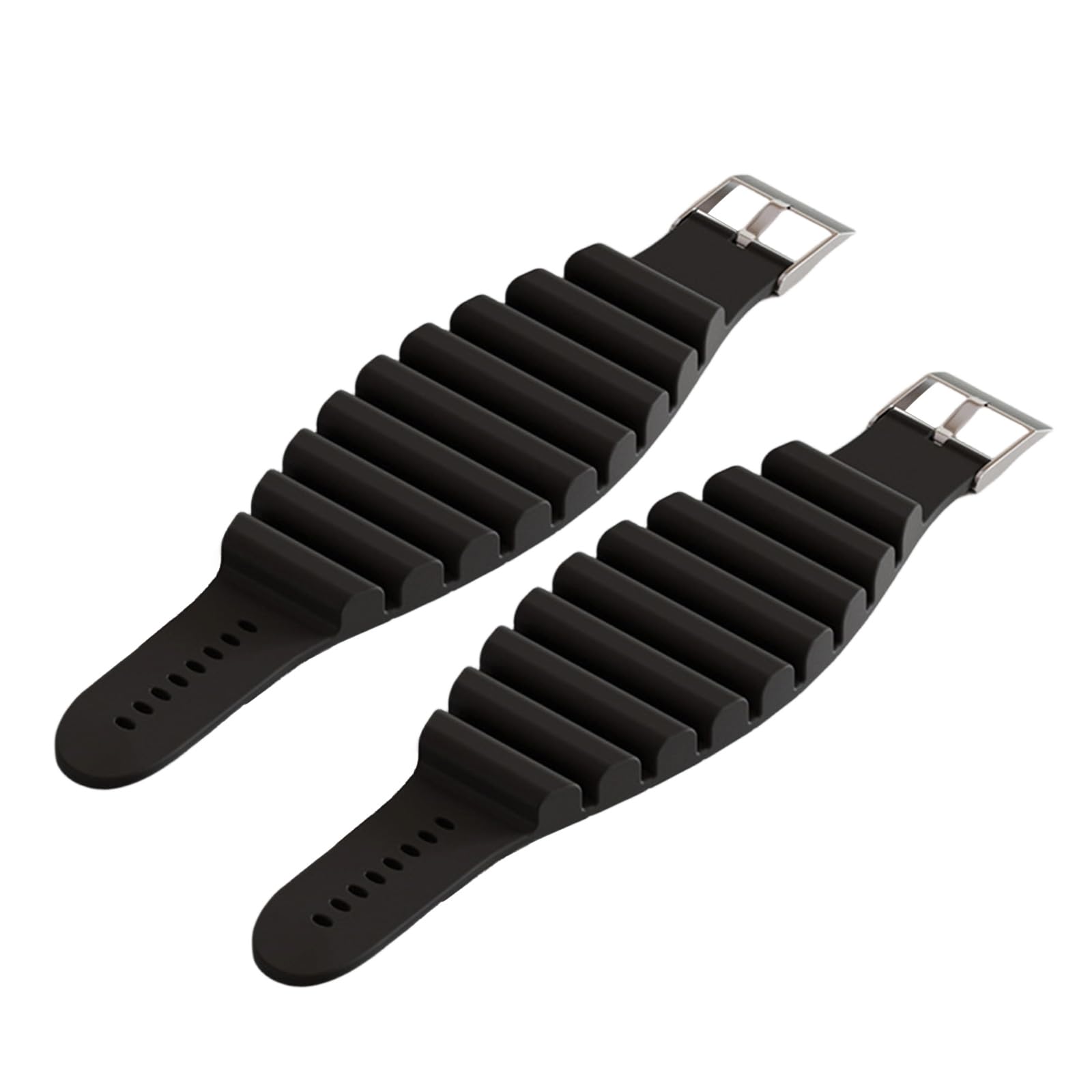 Fasce da polso e caviglia in silicone, design antiscivolo per allenamento fitness, corsa, palestra, antiscivolo, ponderate, in silicone, per polsi e caviglie, design stabile durante l'allenamento ad