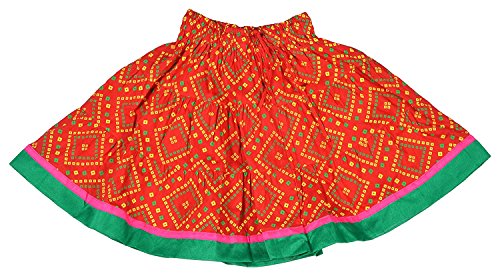Image of DIAMO Girls' Cotton Lehenga Choli