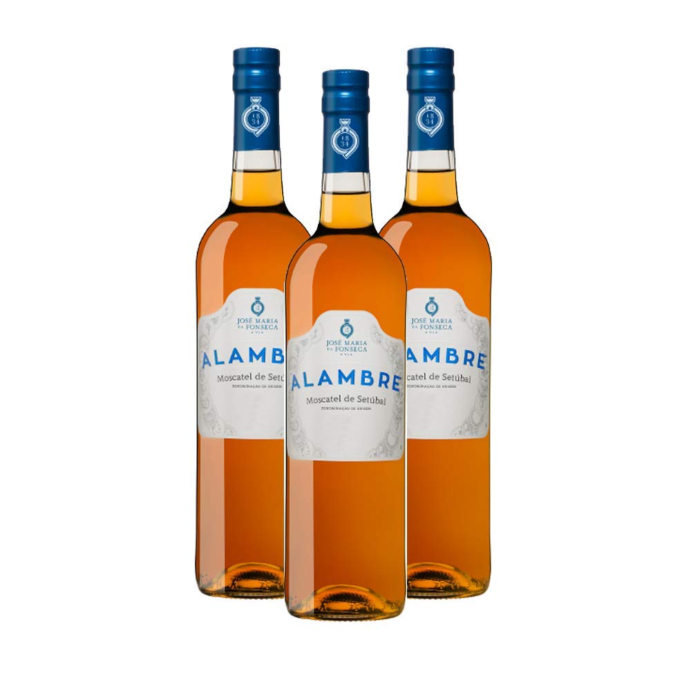 Alambre Moscatel de Setúbal - Vino Fortificado - Paquete de 3