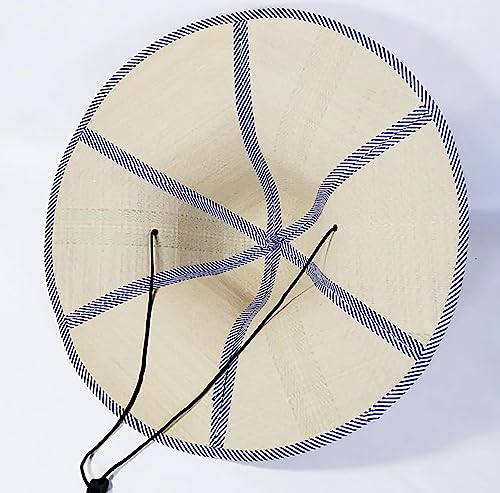 Foldable-Straw-Hat-Unisex-Hiking-Travel-Fishing-Camping-Folding-Sun-Protection-Black-Drawstring-Wide-Brim-Rattan-Hat