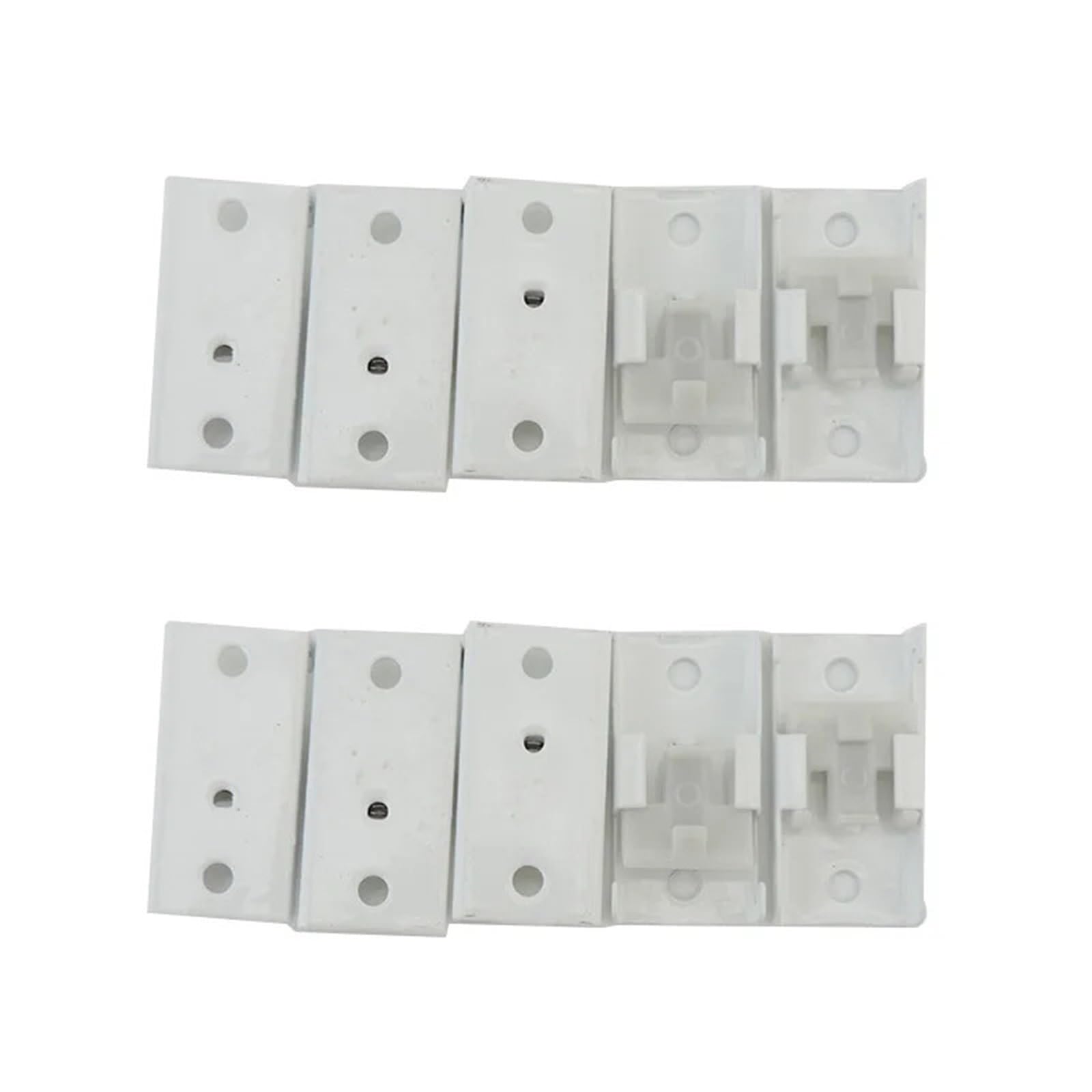Curtain Rail Track Pulley, Curtain Rail Track Pulley And Runner Gliders 10pcs Screws Side Mount Bracket Clamping(10pcs. Clamping)
