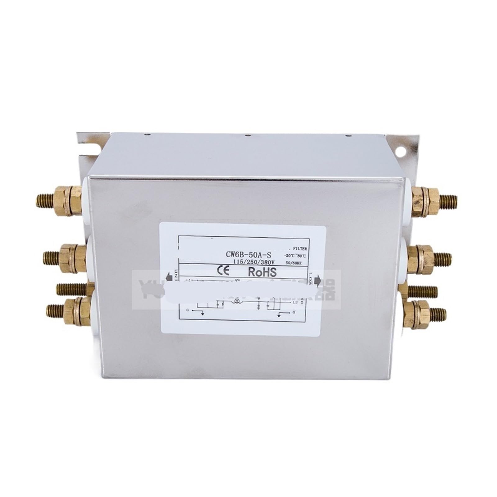 WBBAYDRFR CW6B-150A-S Power filter 380v screw interface three-phase AC input(CW6B-50A-S)