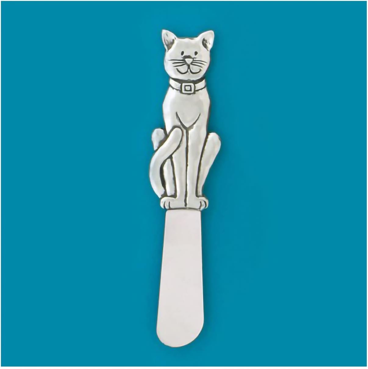 Basic Spirit Butter Spreader Knife - Cat - Soft Cheese Paté Kitchen Gadgets, Home Decorative Gift for Pet Animal Lover