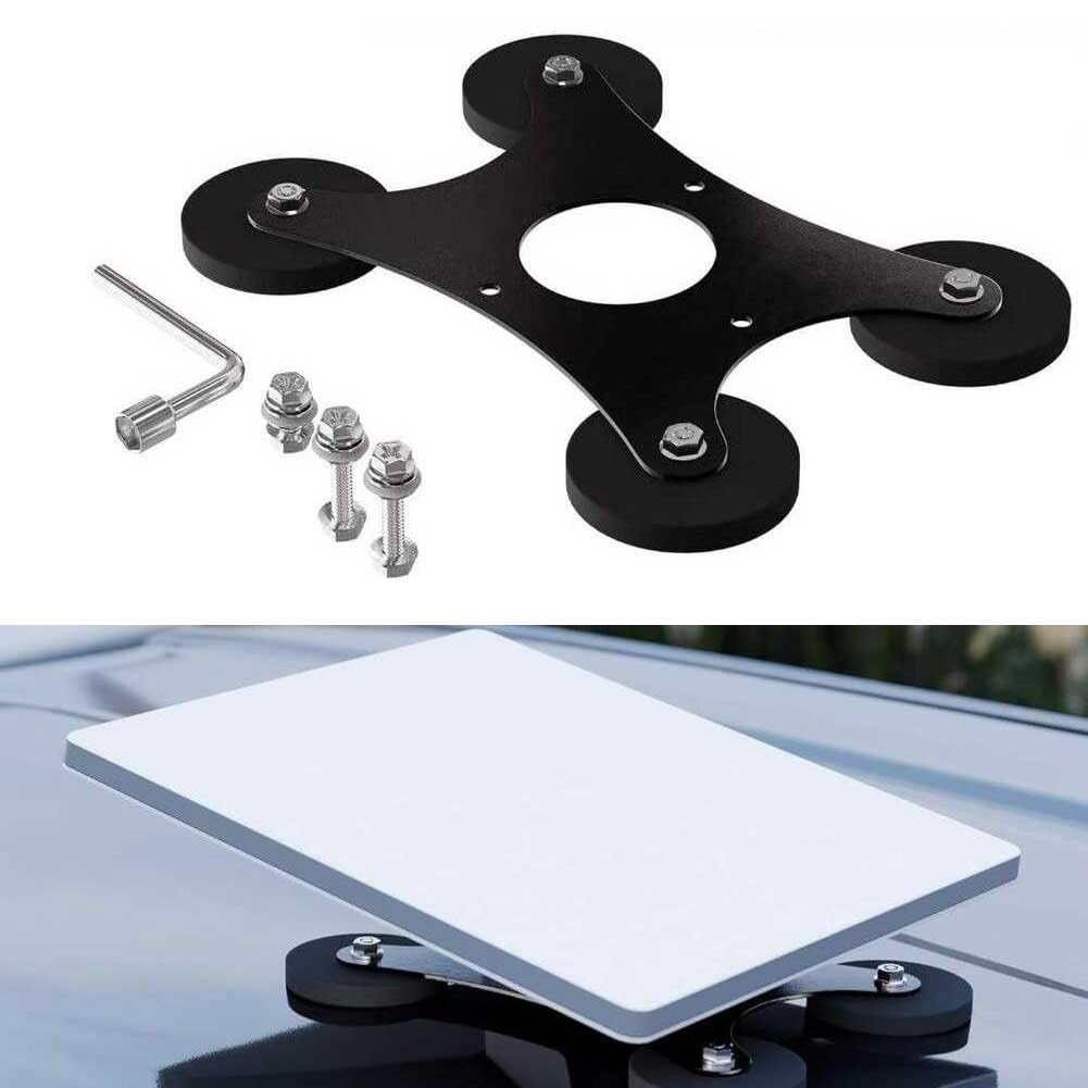 Staffa Montaggio per starlink per mini Magnete RV Staffa Montaggio(Stainless Steel) | Magneti rivestiti gomma, 240 libbre tenuta, anti-scivolo, viaggio RV, barca