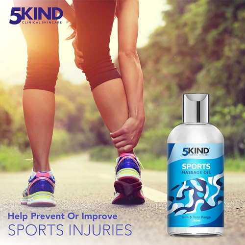 5Kind Sports Massage Oil for Muscle Pain Relief 250ml - Lavender Body Massage Oils for Massage Therapy - Body Massage Oil for Improved Recovery and Deep Tissue Massage - Profesional Muscle Massage Oil - Image 6