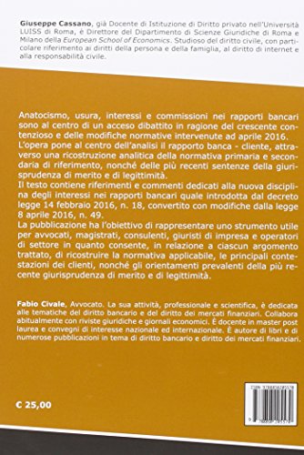 Anatocismo, Usura, Interessi E Commissioni - 2