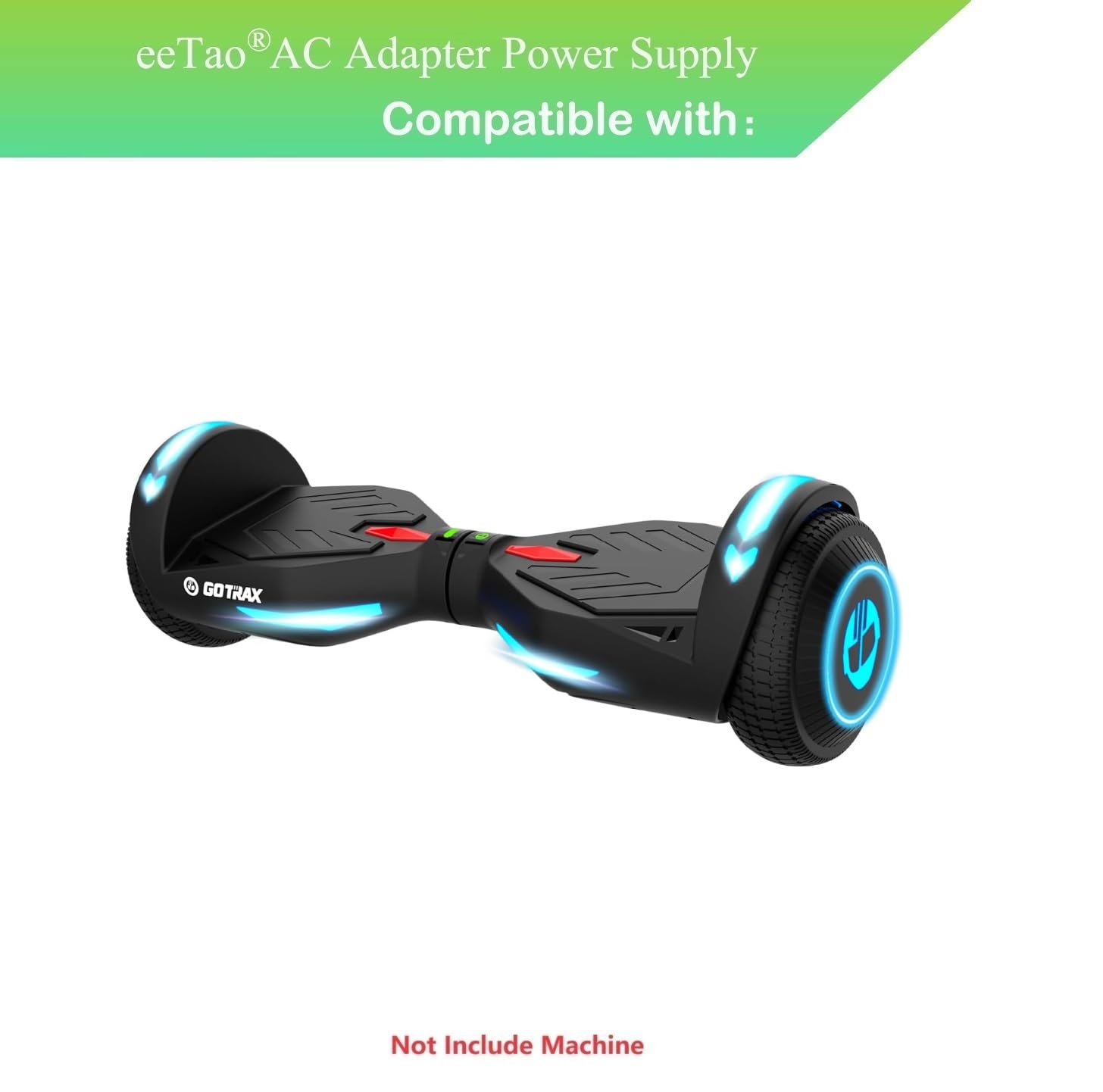 eeTao 29.4V 0.6A 1A Battery Charger Replacement Compatible with Gotrax Galaxy Electric Self-Balancing Scooter 200W Motor 25.2V 2.6Ah 65.52Wh Battery Power Supply Cord Cable Charger