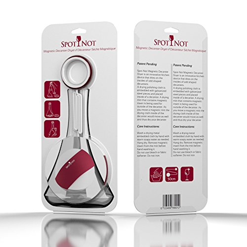 Catálogo para Comprar On-line Escurridor para decantadores disponible en línea. 41 Spot-Not - Secador Decantador Moderno, Blanco y Rojo, 15 x 18 x 7 cm, 2 Unidades