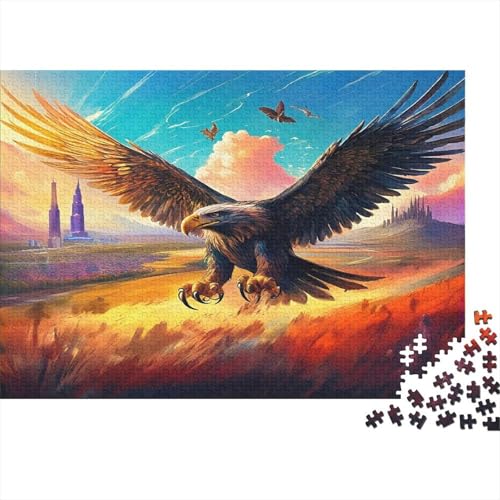 Puzzle 1000 Piezas Flor de Pentecostés en cartón Reciclado para Adultos y Adolescentes, Noche Amarilla pedagógica, estimulación Cerebral, Juego en Grupo, Regalo de decoración de hogar 70x50cm
