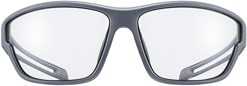 Miniatura 2 de UVEX gafas de sol deportivas fotocrómicas para ciclismo/running con protección UV, para mujer y hombre, estilo deportivo 806 V, gris mate, talla