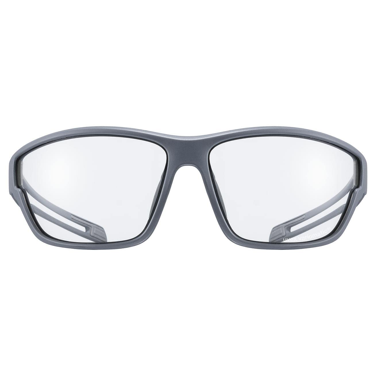 Uvex sportstyle 806 V, occhiali outdoor unisex, fotocromatico, privo di appannamenti, grey matt/smoke, one size