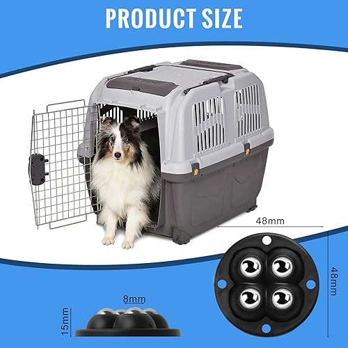 10 Pezzi Rotelle per mobili, Mini rotelle per