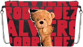 Diva Bag Teddy Bear con catena argento borsa a tracolla