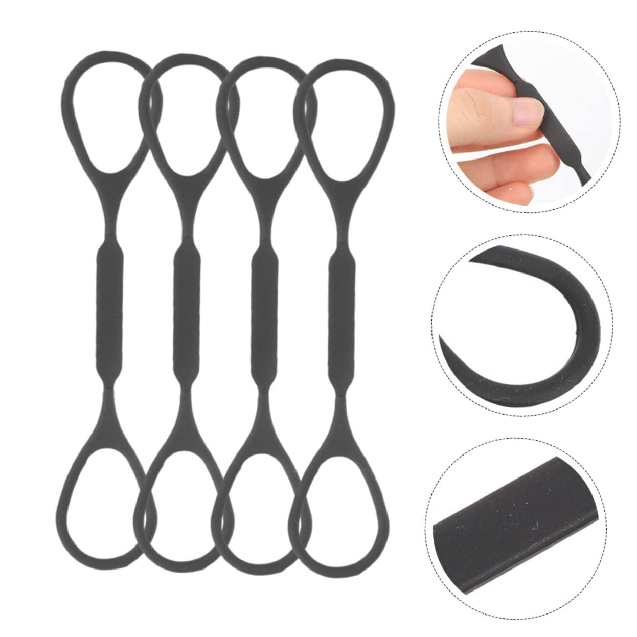 ibasenice 4sets Silicone Trumpet Slide Rings Slide Stopper for Trumpet Compact Flexible Perfect for Wind Instruments 4pcs*4