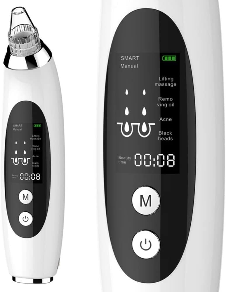 Blackhead Remover Pore Vacuum Cleaner - Facial Pore Cleaner - Electric USB Pore Vacuum with 4 Probes - Blackhead Suction Tool - Blackhead Remover Kit